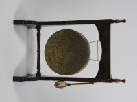 Lot 232 - A Victorian Gothic oak dinner gong, third...