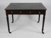 Lot 243 - A late Regency mahogany desk in the manner of...