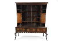 Lot 261 - A Regency oak dresser, early 19th century, the...