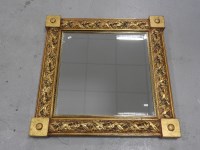 Lot 275 - A pair of gilded wall mirrors, 20th century,...