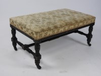 Lot 279 - A Victorian Aesthetic Movement ebonised and...