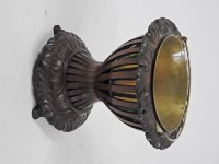 Lot 289 - A late Victorian walnut jardiniere or...