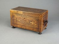 Lot 86 - An early 19th century crossbanded mahogany and...