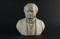 Lot 144 - An Adams & Co parian bust of John Bright by...