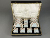 Lot 149 - A Spode 'Lowestoft' pattern coffee service,...