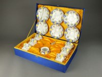 Lot 169 - A Limoges porcelain tea service in original...