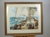 Lot 276 - After Montague Dawson, Gale Force Eight,...