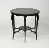 Lot 317 - An Edwardian mahogany Louis XV style...