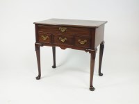 Lot 401 - A George II design mahogany side table, the...