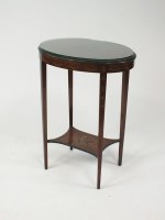 Lot 403 - An Edwardian painted satinwood occasional...